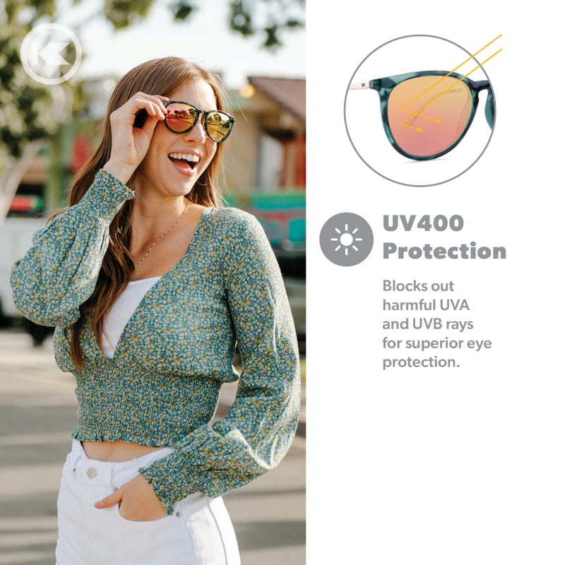 Knockaround Mary Janes Polarized Sunglasses for Women & Men - Round Sunglasses - UV400 Protection - Image 3